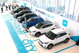 Презентация приложения Hyundai Mobility в «Сколково»