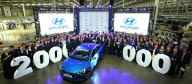 Завод Hyundai Motor выпустил 2-миллионный автомобиль