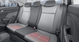 Фото задних сидений с подогревом  Hyundai New Solaris